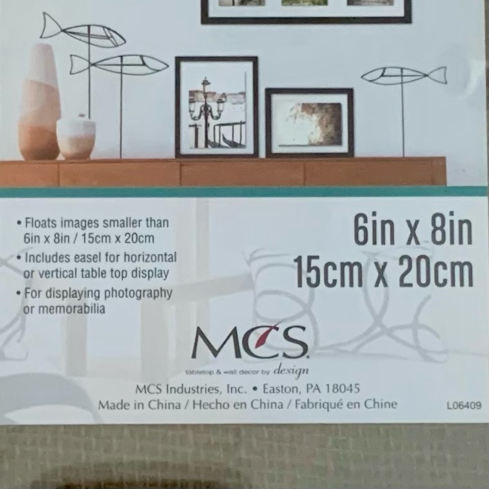 4 NWT Black Wood Floating Frames 6” x 8” for 5”x7” Pics or Smaller - Picture 4 of 10